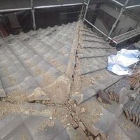 画像15717：屋根カバー工法（スーパーガルテクト）施工事例