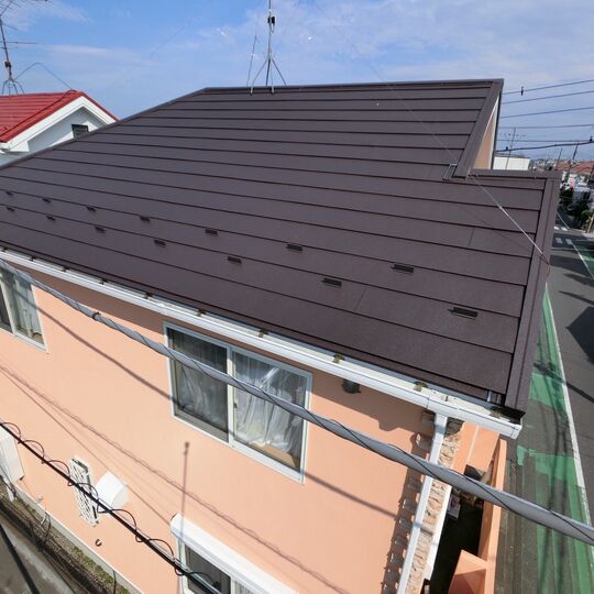 画像16883：屋根カバー工法（スーパーガルテクト）施工事例