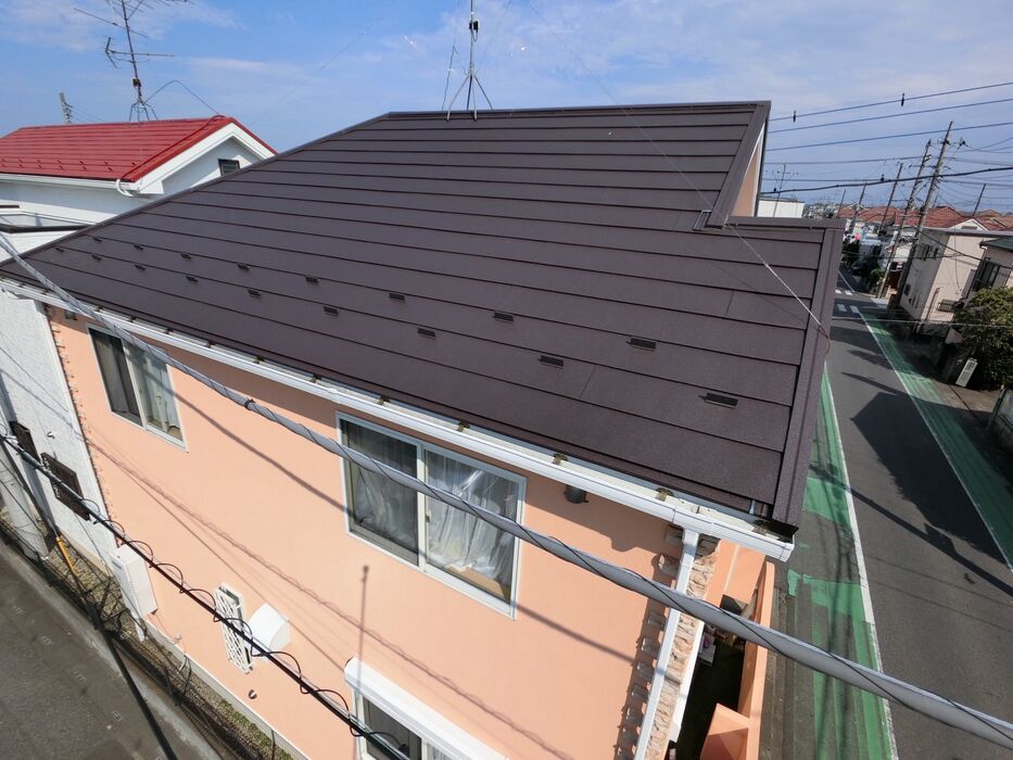 画像16883：屋根カバー工法（スーパーガルテクト）施工事例